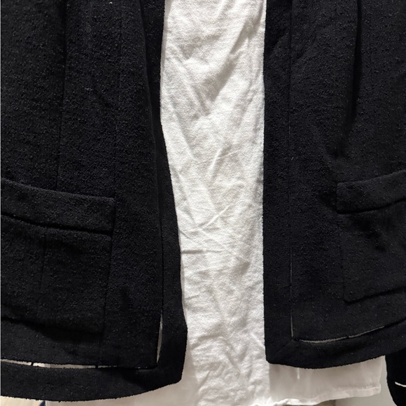 Chanel Black Collarless Jacket and Skirt Set - Picture 11 of 16